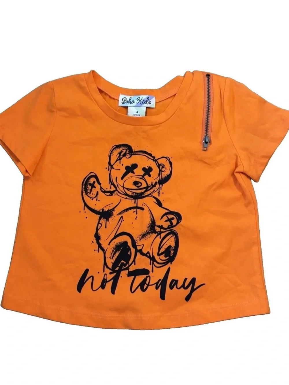New Little Girls 2-Piece Short Set - SoHo Kids Tee & Nike Shorts - Size 4
